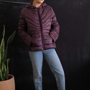 𝅺BERNARDO Goose Down Purple Jacket